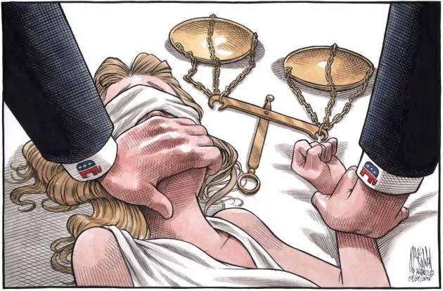 Lady Justice held down by the Republicans.jpg